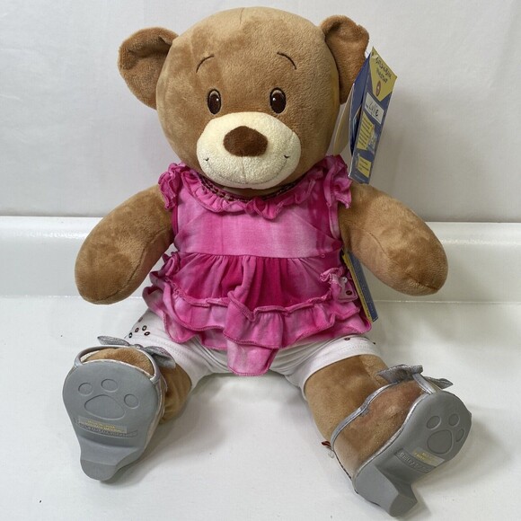 Other - Build a Bear Velvet Hugs Brown Soft Plush Asthma Allergy Friendly Clothes Shoes